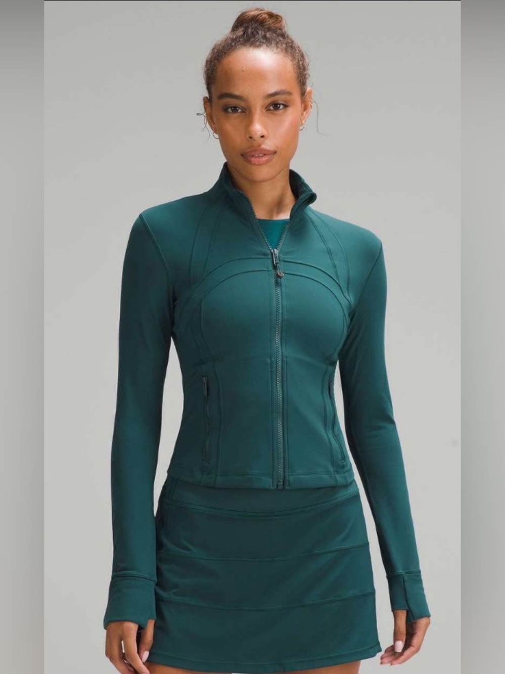 🍋 Lululemon Cropped Define Jacket *Nulu
Storm Teal